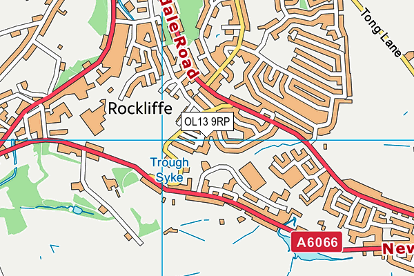 OL13 9RP map - OS VectorMap District (Ordnance Survey) OL13 9RP map - OS VectorMap District (Ordnance Survey)