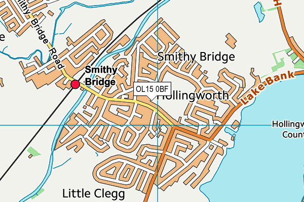 OL15 0BF map - OS VectorMap District (Ordnance Survey) OL15 0BF map - OS VectorMap District (Ordnance Survey)