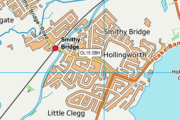 OL15 0BH map - OS VectorMap District (Ordnance Survey) OL15 0BH map - OS VectorMap District (Ordnance Survey)
