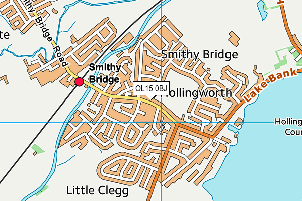 OL15 0BJ map - OS VectorMap District (Ordnance Survey) OL15 0BJ map - OS VectorMap District (Ordnance Survey)