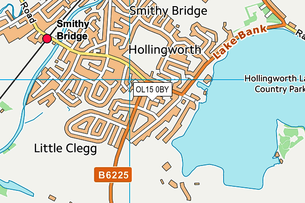 OL15 0BY map - OS VectorMap District (Ordnance Survey) OL15 0BY map - OS VectorMap District (Ordnance Survey)