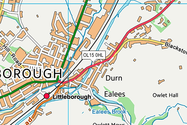 OL15 0HL map - OS VectorMap District (Ordnance Survey) OL15 0HL map - OS VectorMap District (Ordnance Survey)