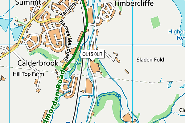 OL15 0LR map - OS VectorMap District (Ordnance Survey) OL15 0LR map - OS VectorMap District (Ordnance Survey)