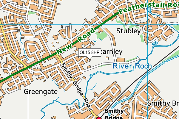 OL15 8HP map - OS VectorMap District (Ordnance Survey) OL15 8HP map - OS VectorMap District (Ordnance Survey)