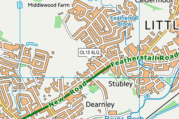 OL15 8LQ map - OS VectorMap District (Ordnance Survey) OL15 8LQ map - OS VectorMap District (Ordnance Survey)