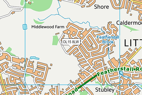 OL15 8LW map - OS VectorMap District (Ordnance Survey) OL15 8LW map - OS VectorMap District (Ordnance Survey)