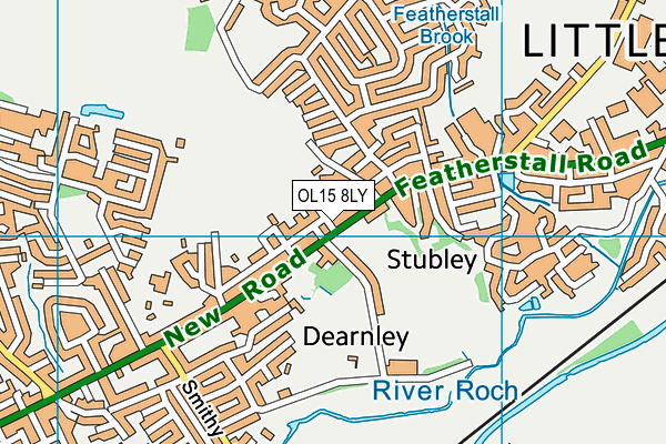 OL15 8LY map - OS VectorMap District (Ordnance Survey) OL15 8LY map - OS VectorMap District (Ordnance Survey)