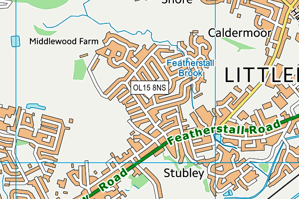 OL15 8NS map - OS VectorMap District (Ordnance Survey) OL15 8NS map - OS VectorMap District (Ordnance Survey)