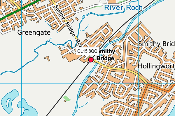 OL15 8QQ map - OS VectorMap District (Ordnance Survey) OL15 8QQ map - OS VectorMap District (Ordnance Survey)