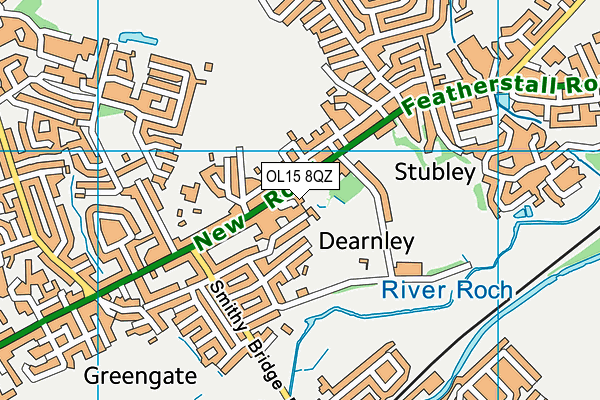 OL15 8QZ map - OS VectorMap District (Ordnance Survey) OL15 8QZ map - OS VectorMap District (Ordnance Survey)