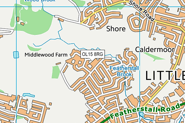 OL15 8RG map - OS VectorMap District (Ordnance Survey) OL15 8RG map - OS VectorMap District (Ordnance Survey)
