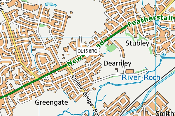 OL15 8RQ map - OS VectorMap District (Ordnance Survey) OL15 8RQ map - OS VectorMap District (Ordnance Survey)