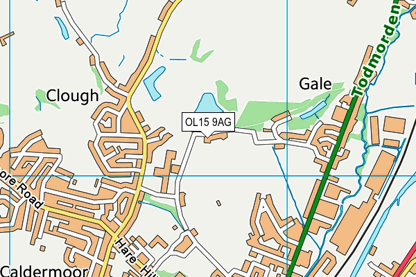 OL15 9AG map - OS VectorMap District (Ordnance Survey) OL15 9AG map - OS VectorMap District (Ordnance Survey)