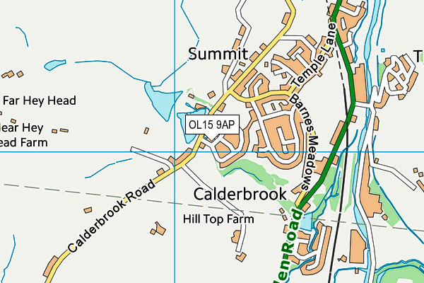 OL15 9AP map - OS VectorMap District (Ordnance Survey) OL15 9AP map - OS VectorMap District (Ordnance Survey)