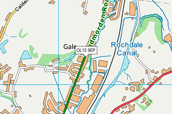 OL15 9EP map - OS VectorMap District (Ordnance Survey) OL15 9EP map - OS VectorMap District (Ordnance Survey)