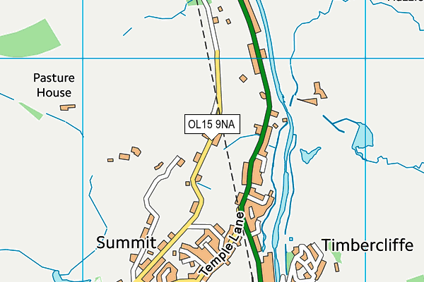 OL15 9NA map - OS VectorMap District (Ordnance Survey) OL15 9NA map - OS VectorMap District (Ordnance Survey)
