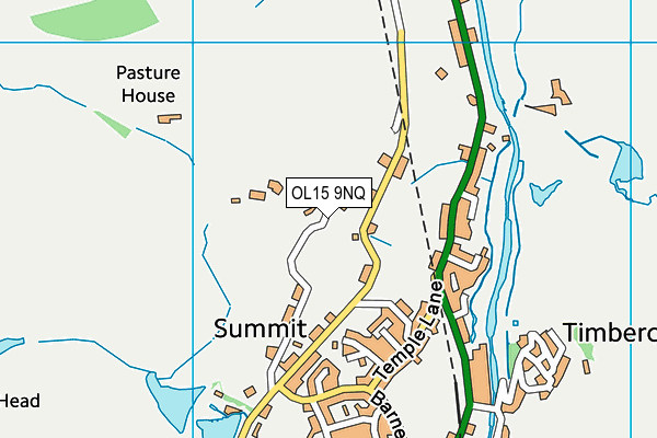 OL15 9NQ map - OS VectorMap District (Ordnance Survey) OL15 9NQ map - OS VectorMap District (Ordnance Survey)