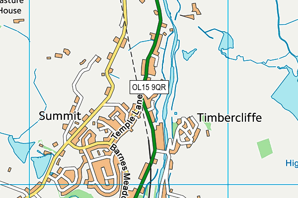 OL15 9QR map - OS VectorMap District (Ordnance Survey) OL15 9QR map - OS VectorMap District (Ordnance Survey)