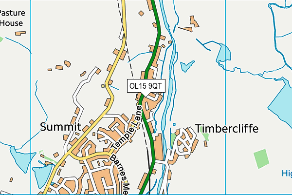 OL15 9QT map - OS VectorMap District (Ordnance Survey) OL15 9QT map - OS VectorMap District (Ordnance Survey)