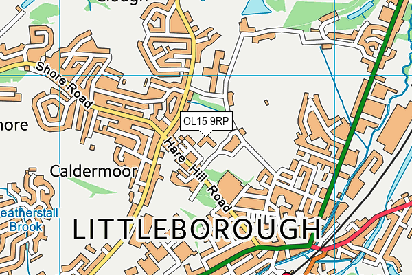 OL15 9RP map - OS VectorMap District (Ordnance Survey) OL15 9RP map - OS VectorMap District (Ordnance Survey)