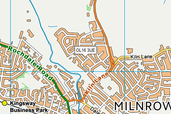 OL16 3UE map - OS VectorMap District (Ordnance Survey) OL16 3UE map - OS VectorMap District (Ordnance Survey)