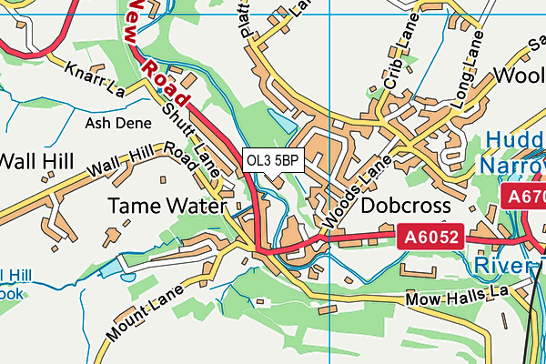 OL3 5BP map - OS VectorMap District (Ordnance Survey) OL3 5BP map - OS VectorMap District (Ordnance Survey)