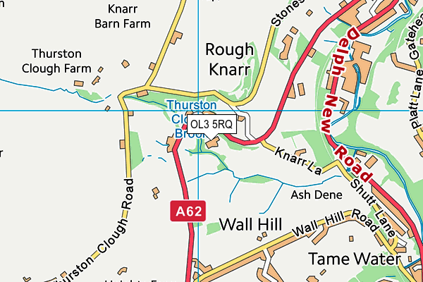 OL3 5RQ map - OS VectorMap District (Ordnance Survey) OL3 5RQ map - OS VectorMap District (Ordnance Survey)