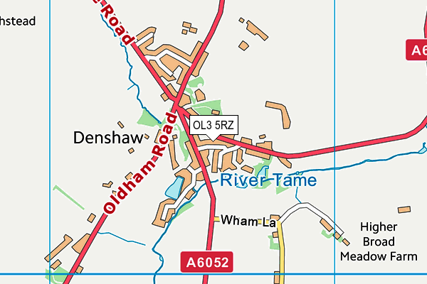 OL3 5RZ map - OS VectorMap District (Ordnance Survey) OL3 5RZ map - OS VectorMap District (Ordnance Survey)