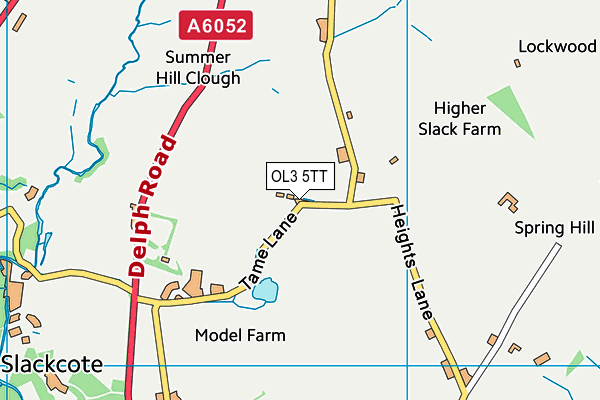 OL3 5TT map - OS VectorMap District (Ordnance Survey) OL3 5TT map - OS VectorMap District (Ordnance Survey)
