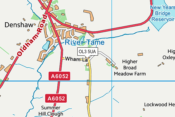 OL3 5UA map - OS VectorMap District (Ordnance Survey) OL3 5UA map - OS VectorMap District (Ordnance Survey)