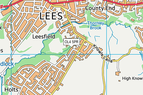 OL4 5PR map - OS VectorMap District (Ordnance Survey) OL4 5PR map - OS VectorMap District (Ordnance Survey)