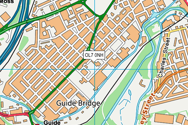 OL7 0NH map - OS VectorMap District (Ordnance Survey) OL7 0NH map - OS VectorMap District (Ordnance Survey)