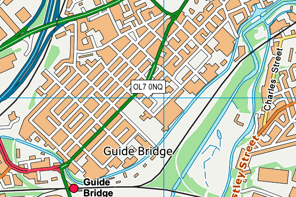 OL7 0NQ map - OS VectorMap District (Ordnance Survey) OL7 0NQ map - OS VectorMap District (Ordnance Survey)