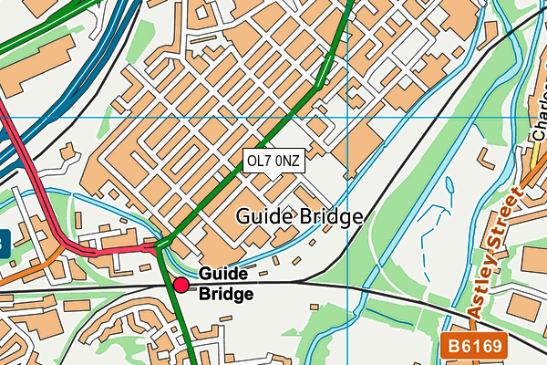 OL7 0NZ map - OS VectorMap District (Ordnance Survey) OL7 0NZ map - OS VectorMap District (Ordnance Survey)