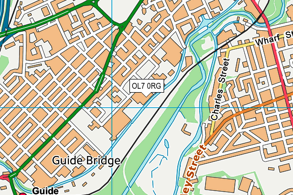 OL7 0RG map - OS VectorMap District (Ordnance Survey) OL7 0RG map - OS VectorMap District (Ordnance Survey)