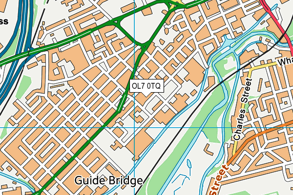 OL7 0TQ map - OS VectorMap District (Ordnance Survey) OL7 0TQ map - OS VectorMap District (Ordnance Survey)