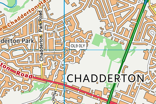 OL9 0LY map - OS VectorMap District (Ordnance Survey) OL9 0LY map - OS VectorMap District (Ordnance Survey)