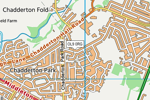 OL9 0RG map - OS VectorMap District (Ordnance Survey) OL9 0RG map - OS VectorMap District (Ordnance Survey)