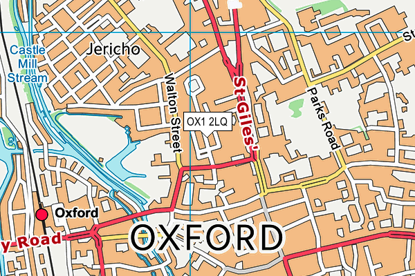 OX1 2LQ map - OS VectorMap District (Ordnance Survey) OX1 2LQ map - OS VectorMap District (Ordnance Survey)