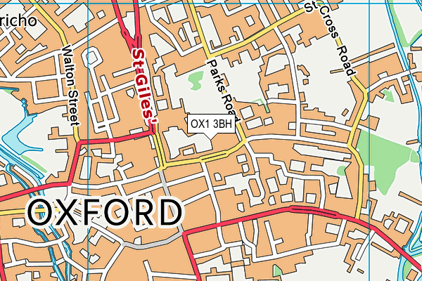 OX1 3BH map - OS VectorMap District (Ordnance Survey) OX1 3BH map - OS VectorMap District (Ordnance Survey)