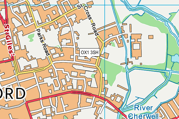 OX1 3SH map - OS VectorMap District (Ordnance Survey) OX1 3SH map - OS VectorMap District (Ordnance Survey)