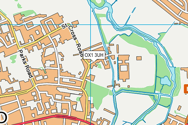 OX1 3UH map - OS VectorMap District (Ordnance Survey) OX1 3UH map - OS VectorMap District (Ordnance Survey)