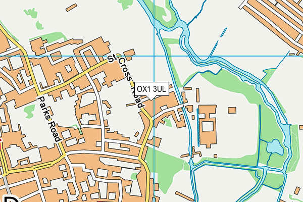 OX1 3UL map - OS VectorMap District (Ordnance Survey) OX1 3UL map - OS VectorMap District (Ordnance Survey)