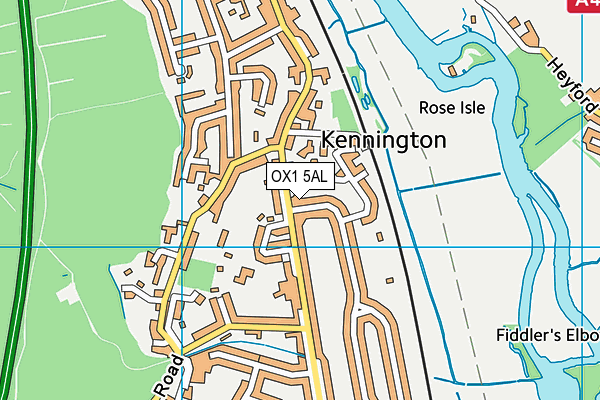 OX1 5AL map - OS VectorMap District (Ordnance Survey) OX1 5AL map - OS VectorMap District (Ordnance Survey)