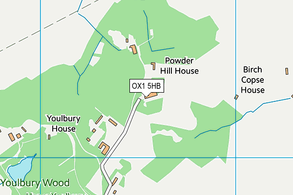 OX1 5HB map - OS VectorMap District (Ordnance Survey) OX1 5HB map - OS VectorMap District (Ordnance Survey)