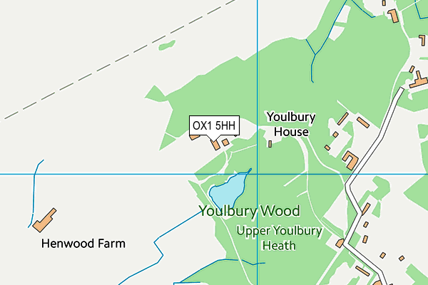 OX1 5HH map - OS VectorMap District (Ordnance Survey) OX1 5HH map - OS VectorMap District (Ordnance Survey)