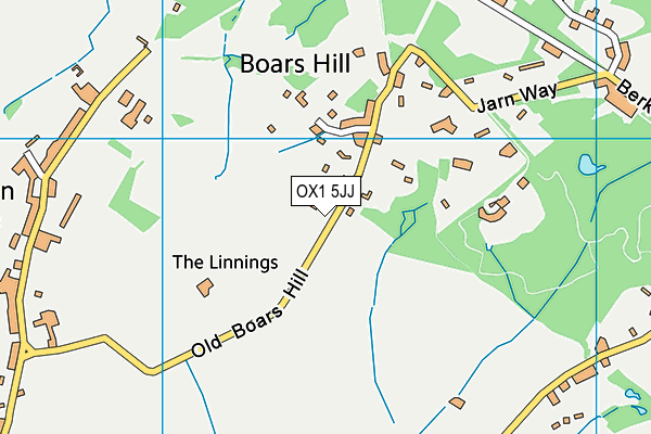 OX1 5JJ map - OS VectorMap District (Ordnance Survey) OX1 5JJ map - OS VectorMap District (Ordnance Survey)