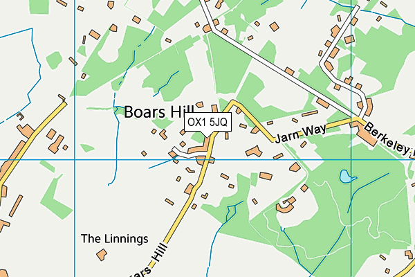 OX1 5JQ map - OS VectorMap District (Ordnance Survey)