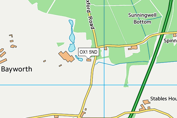 OX1 5ND map - OS VectorMap District (Ordnance Survey) OX1 5ND map - OS VectorMap District (Ordnance Survey)
