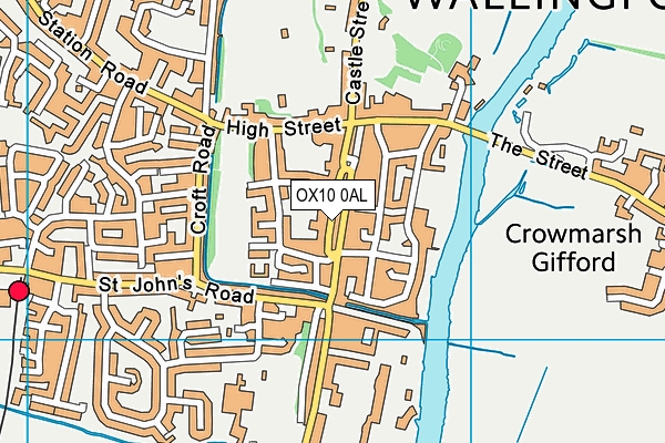OX10 0AL map - OS VectorMap District (Ordnance Survey) OX10 0AL map - OS VectorMap District (Ordnance Survey)